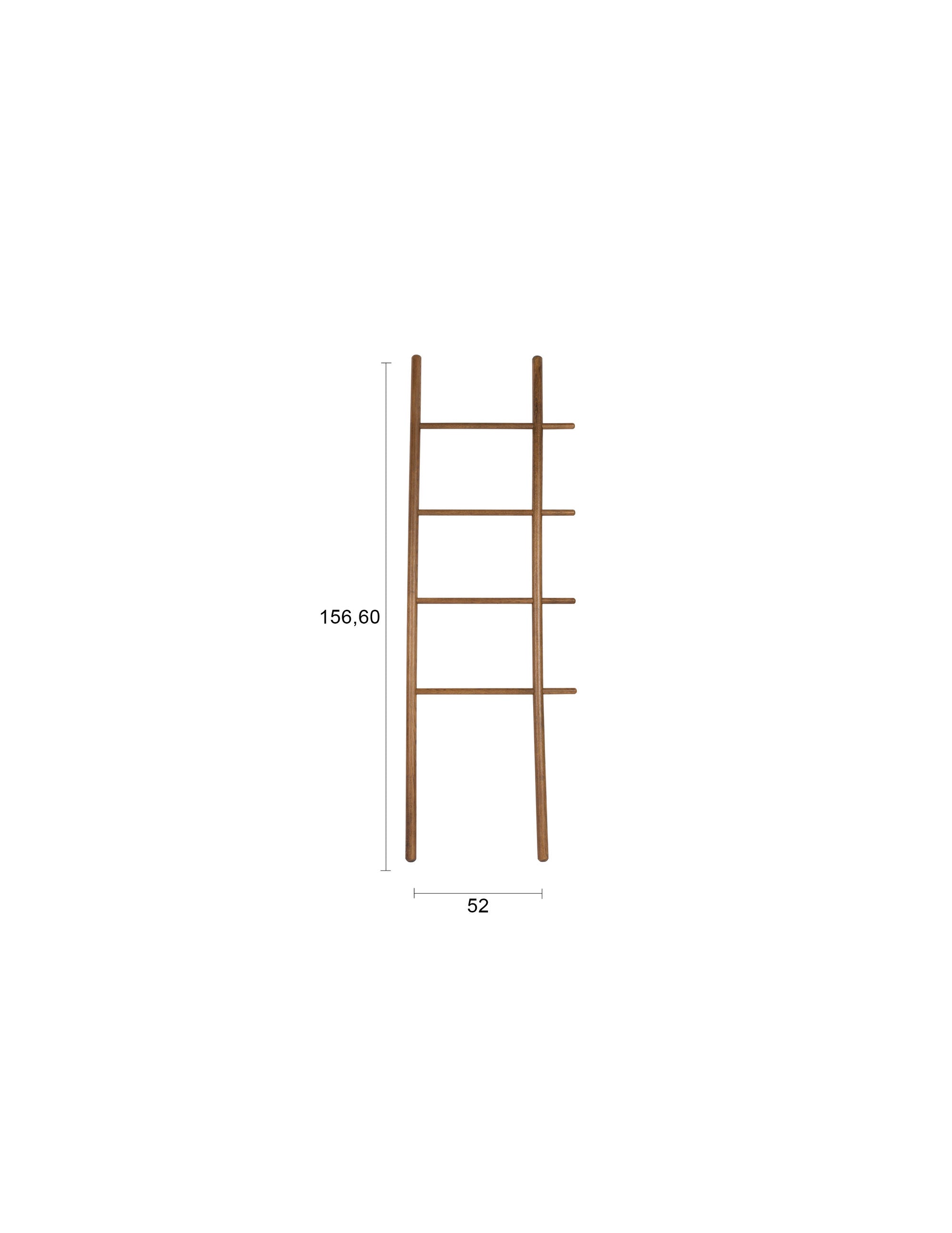 Jhon Walnut Brown Wood Ladder